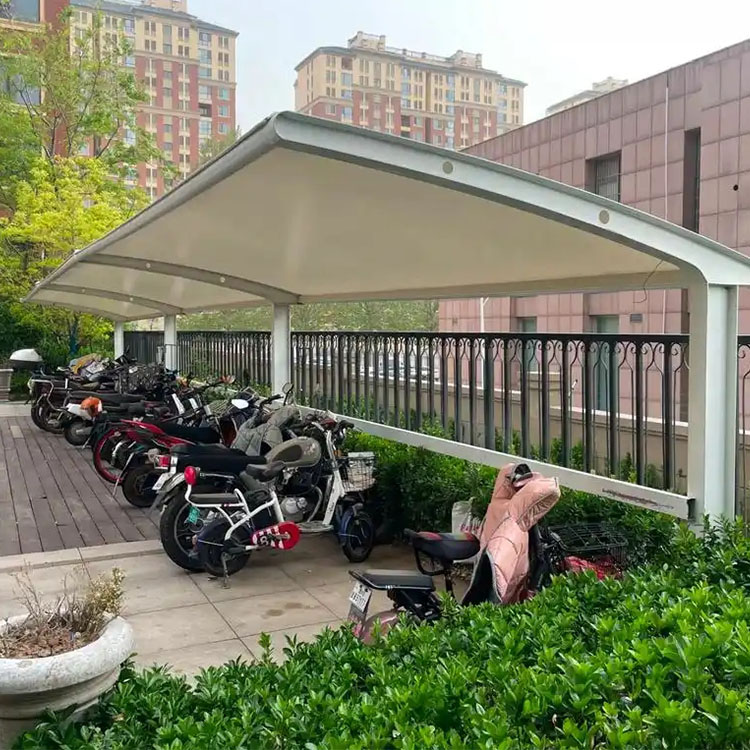 楚雄市膜结构电动车棚